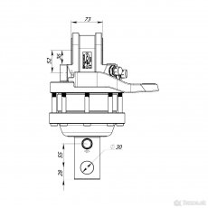 hydraulický rotátor FORMIKO 4,5 t FHR4500 L - 3