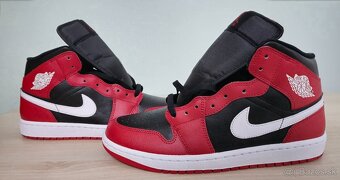 Air Jordan 1 Mid Gym Red Black White (2024) - 3