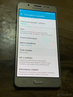 Predám Samsung Galaxy j3 2016 16GB Gold známky používania - 3