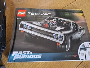 Lego technic fast furious dodge č.42111 - 3