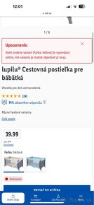 Cestovná postieľka - 3