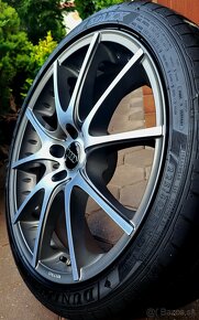 alu R18 5x100, bicolor (pneu 225/40)   Audi TT, A1... - 3