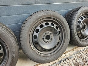 Zimná Sada Plechových diskov 5x112+ DUNLOP 205/55 R16 - 3