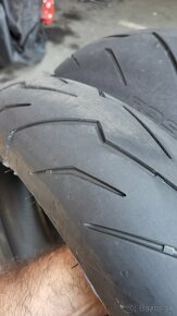 Predám sadu moto pneu 120/70R17 a 180/55R17 - 3