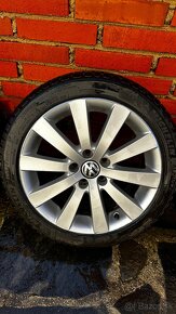 Predám Vw elektrony na Passat R-Line 17” + pneu 225/45 r17 - 3