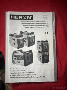 Predám elektrocentrálu digitálnu invertorovu 2,0kW HERON - 3