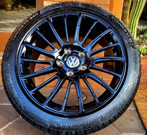 alu R17 5x112, zimné pneu 225/45, VW Golf, Octávia, Leon, A3 - 3