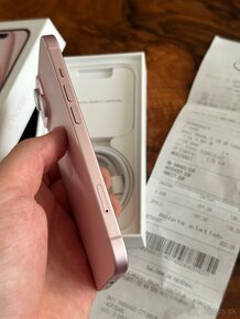 iPhone 15 128gb Pink 100% batéria záruka Nay - 3