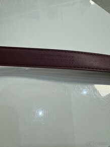 Kozeny opasok Celine burgundy 110cm - 3