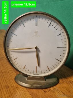 Stolové starožitné hodinky zn. Junghans - 3