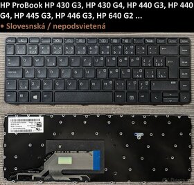 Klávesnice: HP 440 G3/G5 /Envy4 1000/ 14-v000 // 14-BA/ 14-E - 3