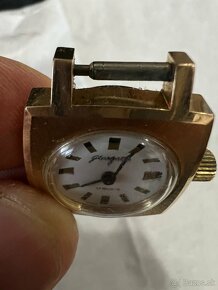 GUB Glashütte 17 Jewels ladies watch - gold plated case - 3