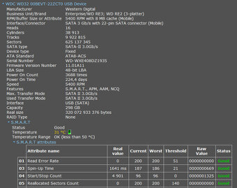 Externy HDD 320GB Western Digital 2,5" - 3