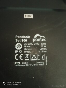 Pontec PondoAir Set 900 vzduchovací kompresor - 3