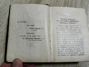 102 ročná kniha--FILOTEA--1922--NÁVOD KU NÁBOŹNÉMU ŽIVOTU--v - 3