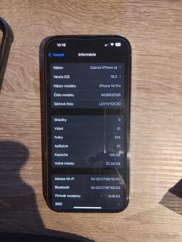 Predám IPhone 14 pro - 3