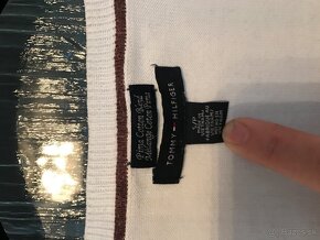 TOMMY HILFIGER originál white dámsky svetrik S/M - 3