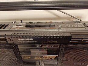 Sharp QW 234H(bk) radiomagnetofon retro kazeťák - 3