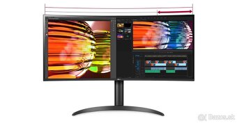 LG 34WP85CP-B IPS zakrivený monitor - 3