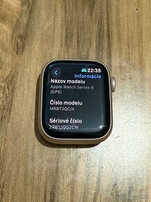 Predám Apple Watch 9 41mm Malé známky opotrebovania - 3