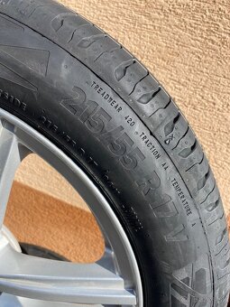 5x112 R17 7J ET40 Škoda superb + Continental 215/55 R 17 - 3