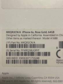 iPhone 6S rosé Gold 64GB - 3