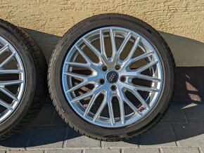 5x112 R18 original Audi disky + zimne gumy - 3