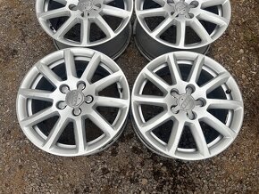 Predám elektróny 5x112 R16 original Audi A4 B8 - 3