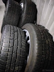 Zimná 4ks alu disky orig. Audi 5x112 R18 pneu 225/50 R18 6mm - 3