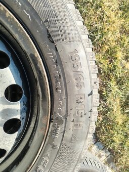 Predám plechové disky 5x114.3 hyundai-kia 195/65R15 - 3