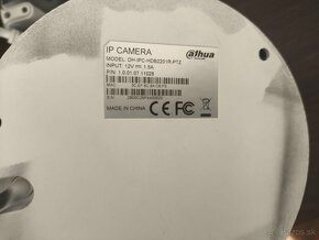 Dahua 2mpx IPC-HDB2201R-PTZ IP dome kamera + podlozky cierna - 3