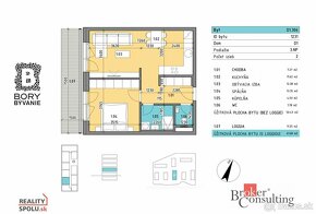 Čerstvo skolaudovaný byt s parkovaním v lokalite Bory, preda - 3