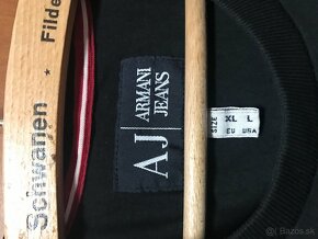 ARMANI originál pánske tricko black L/XL - 3