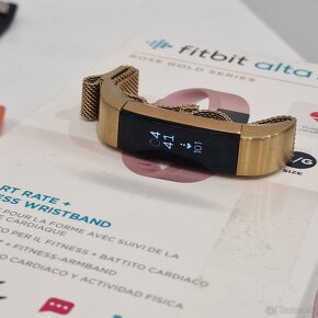 Fitness náramok Fitbit Alta HR Pink Rose Gold + 14 remienkov - 3