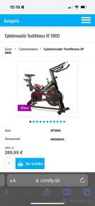 Stacionárny bicykel Techfitness xf5900 - 3