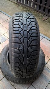 2 ks ZIMNÉ 185/60 R14 82T  KLEBER cca 7-7,5 mm LEN 15,-€/kus - 3