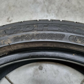 Letné pneumatiky 215/40 R17 BRIDGESTONE DOT2017 - 3