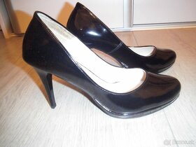 Dámske kožené čierne lodičky zn. Olivia shoes - 3