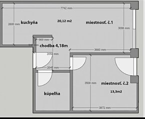 PRENÁJOM kancelárie-historické centrum Trnava s parkovaním - 3