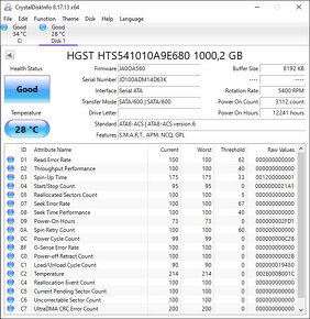 2,5" HDD 1000GB - 3