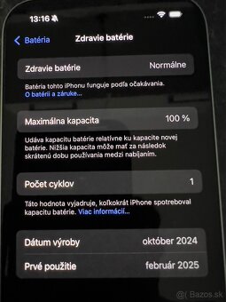 ✅Iphon 16 128gb 100% baterka nový✅ - 3