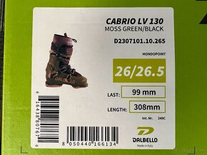 Lyziarky Dalbello Cabrio 130 LV vel. 26/26.5 - 3