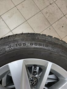 Hlinikove disky Volkswagen 15" + zimne pneu - 3