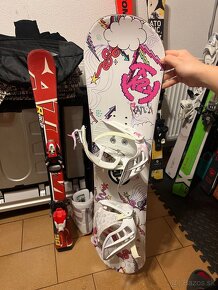 detský snowboard K2, 100cm, topanky veľkosť 32,5 - 3