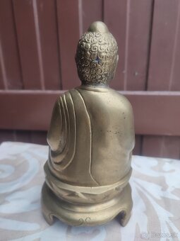 Veľká socha Budha-mosadz 80€ - 3