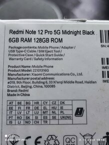 Predám Xiaomi Redmi Note 12 Pro 5g - 3