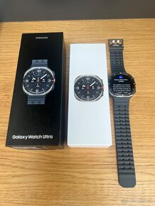 Predám SAMSUNG GALAXY WATCH ULTRA, ZARUKA SK 2 ROKY - 3