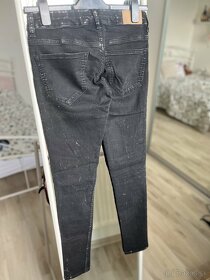 H&M cierne skinny jeans rifle džinsy obtiahnuté - 3