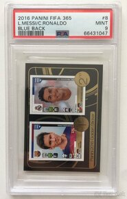 Nalepka Messi / Ronaldo, Panini 2016, PSA 9 - 3