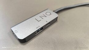 LINQ mini stanica z USB-C na HDMI 4K 60hz, USB-A a USB-C PD - 3